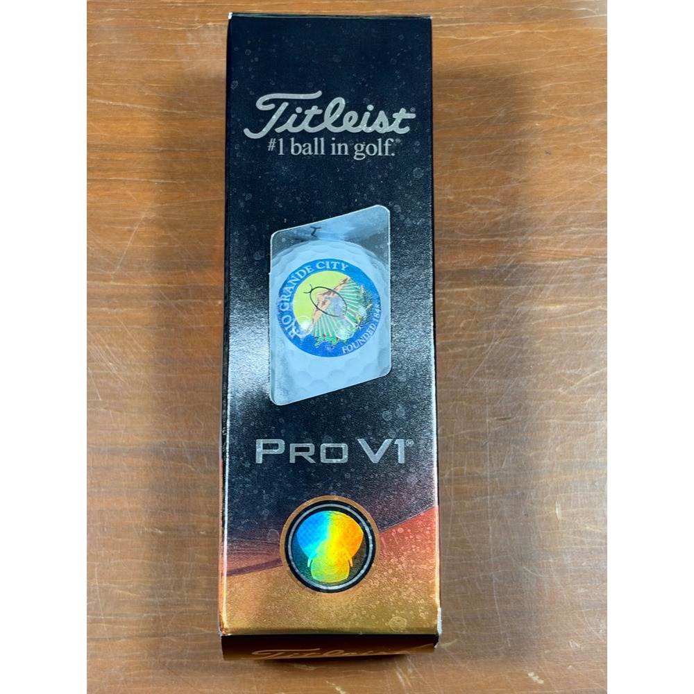 NEW Titleist Pro V1 Golf Balls Men 3-Ball Sleeve White Rio Grande City